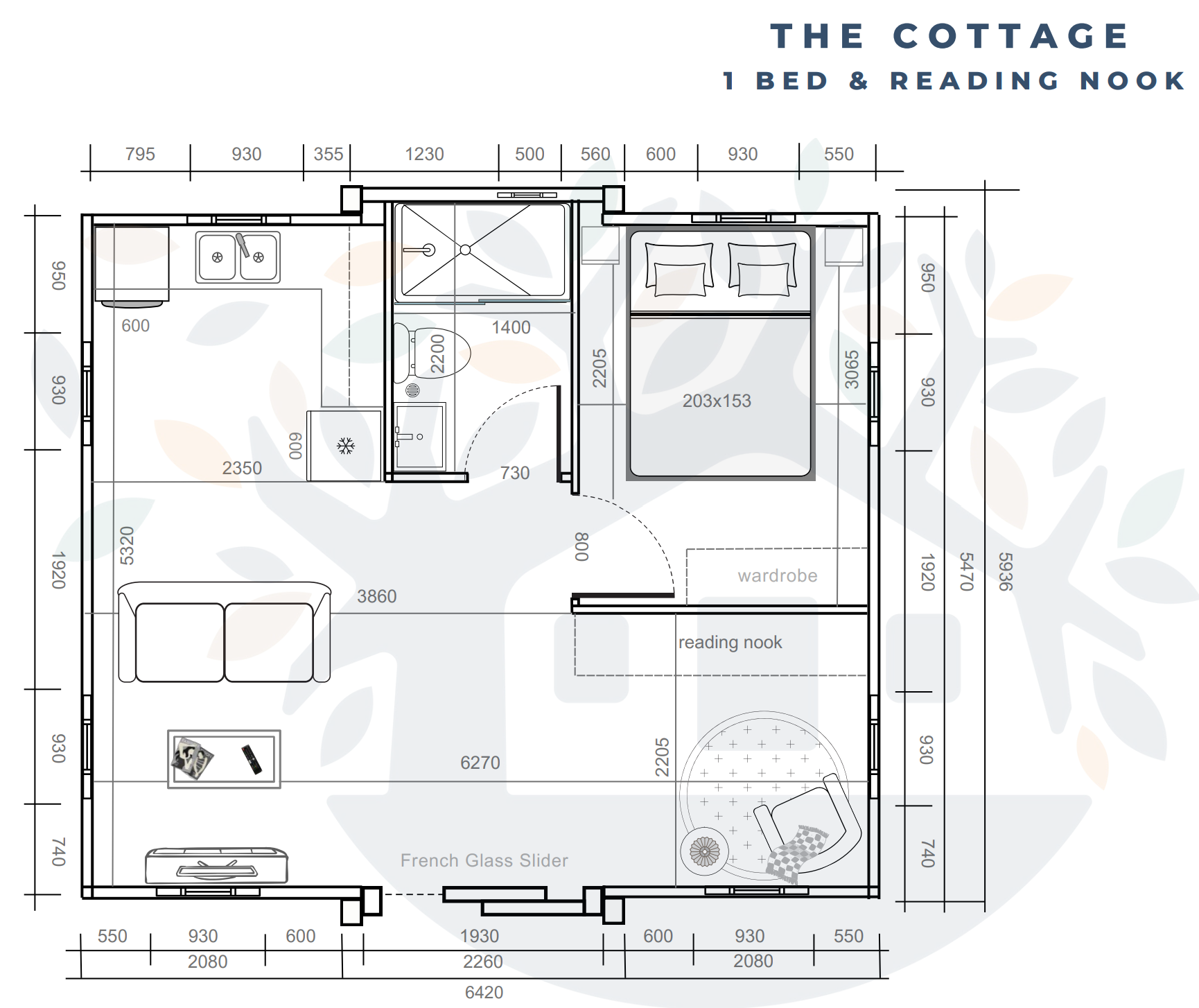 One Bed and REading Nook