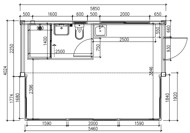 Bungalow Glass windows