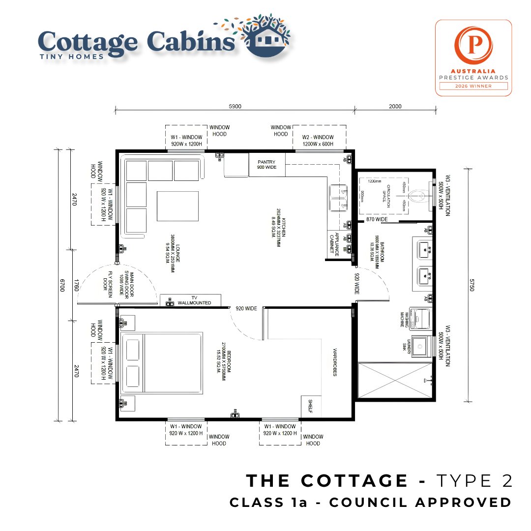 Cottage Class 1a - Type 2b